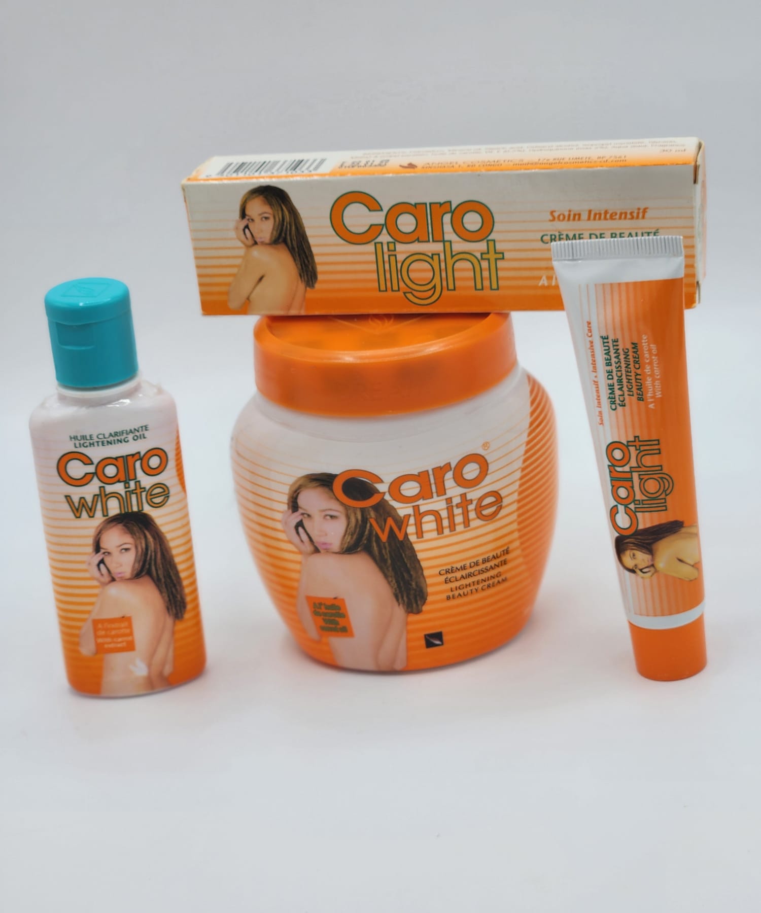 Mini Gamme Creme de peau Caro White, Crème tube et Huile Anti Taches - Image 3