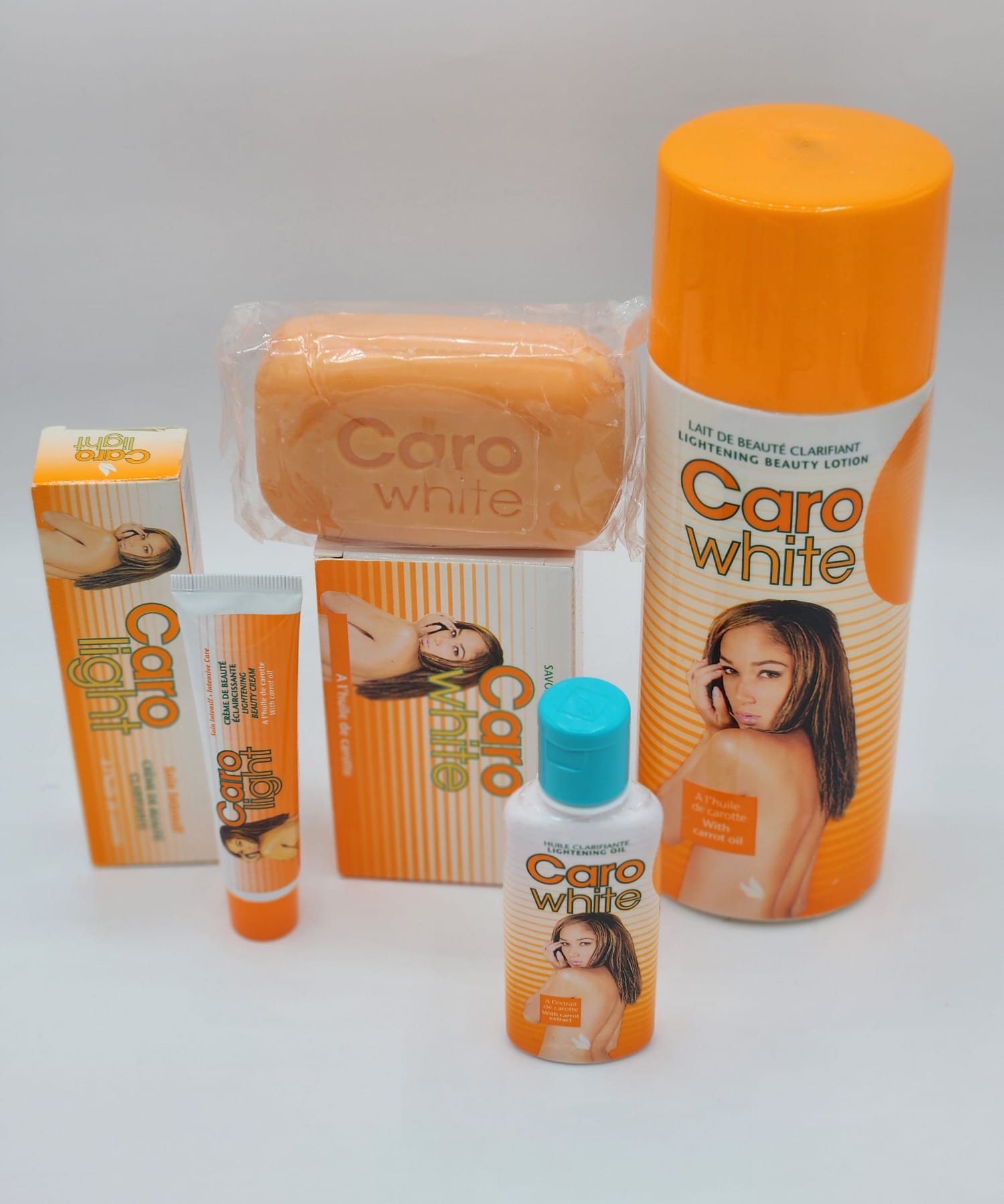Gamme Caro White Eclaircissante , Anti Tache de Lait ,CrémeTube, Huile et Savon. - Image 3