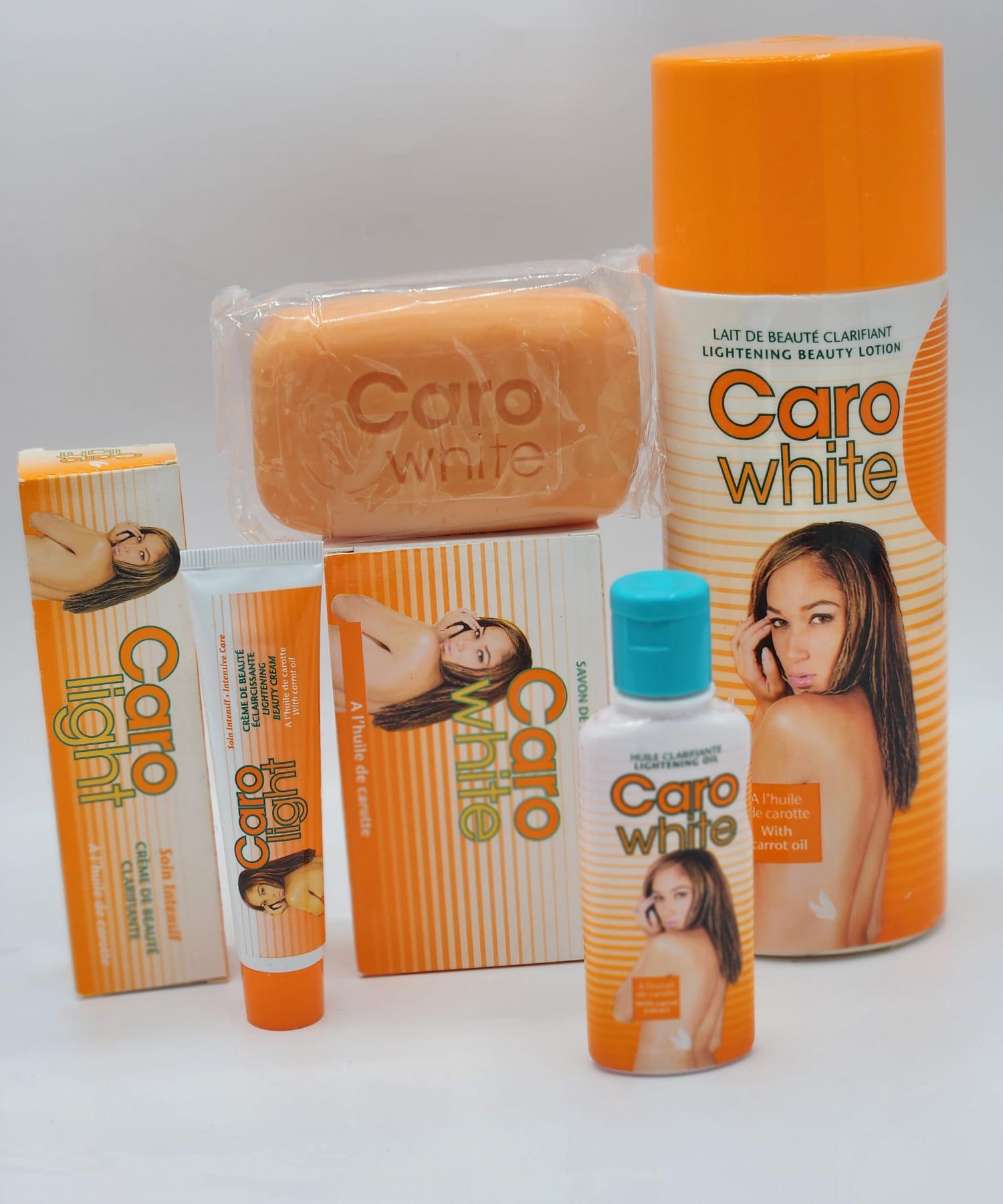 Gamme Caro White Eclaircissante , Anti Tache de Lait ,CrémeTube, Huile et Savon. - Image 2