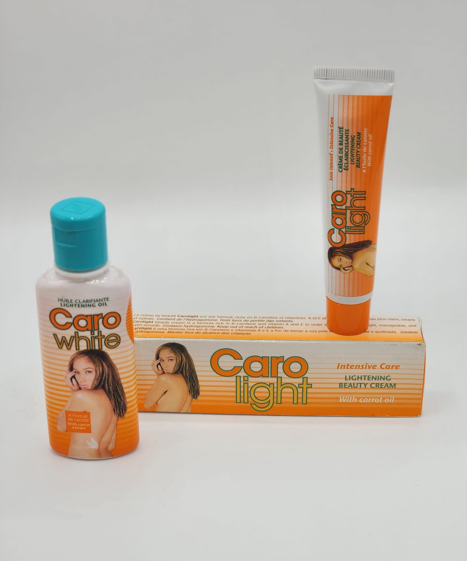 Caro White Eclaircissante , Anti Tache Créme Tube, et Huile - Image 3