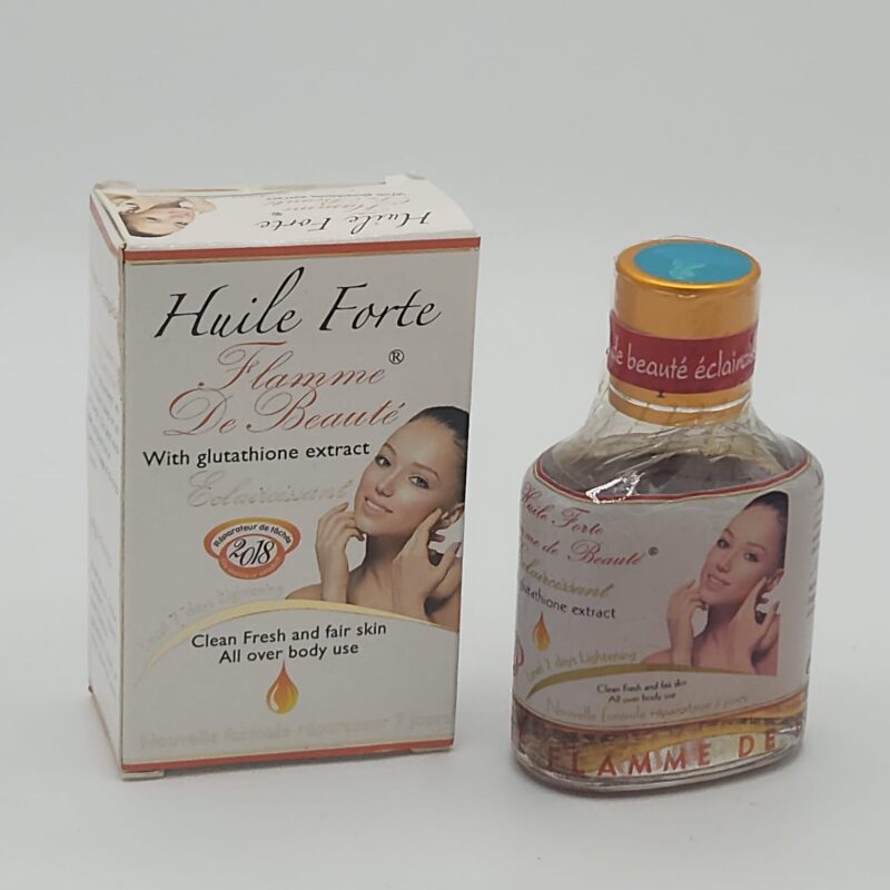 HUILE FORTE FLAMME DE BEAUTE. ECLAIRCISSANT. 60ML