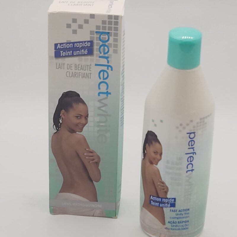 LAIT PERFECT WHITE. Lait De Beauté Clarifiant - Action rapide - Teint Unifié 250ML