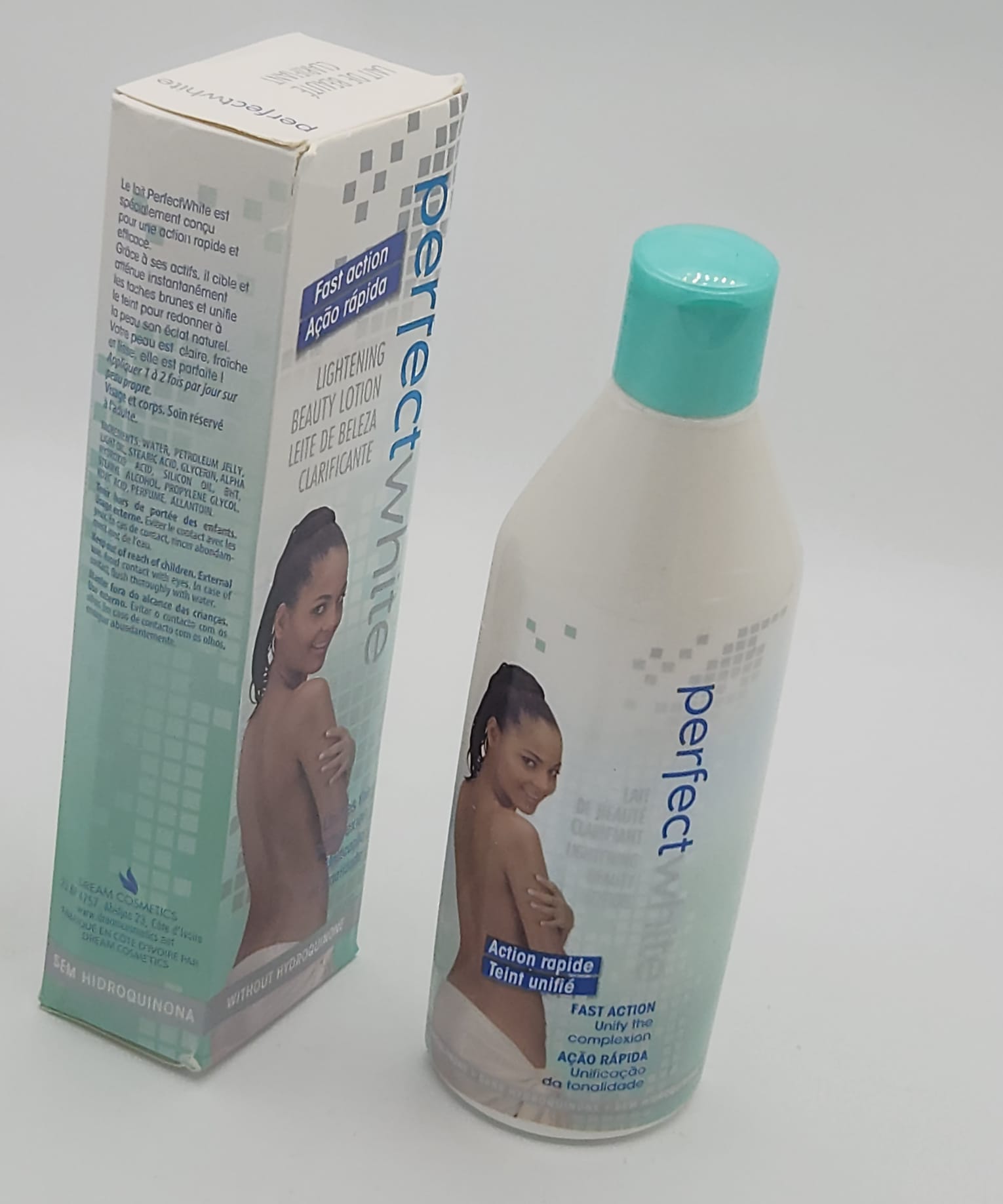LAIT PERFECT WHITE. Lait De Beauté Clarifiant - Action rapide - Teint Unifié 250ML - Image 4