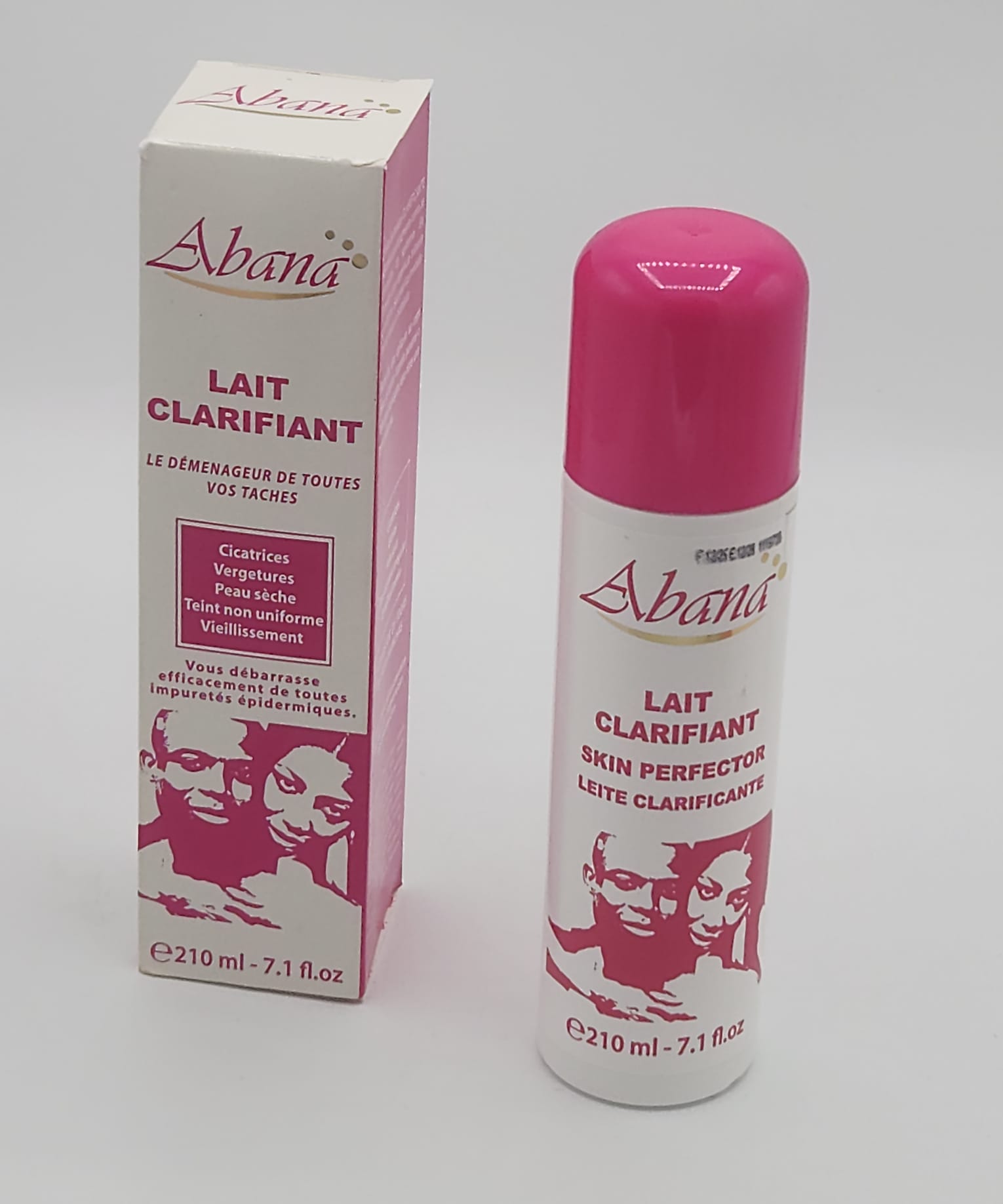 LAIT CLARIFIANT ABANA Le Démenageur DE TOUTES VOS TACHES. Cicatrices Vergetures Peau sèche Teint non uniforme Vieillissement. 210ML - Image 5