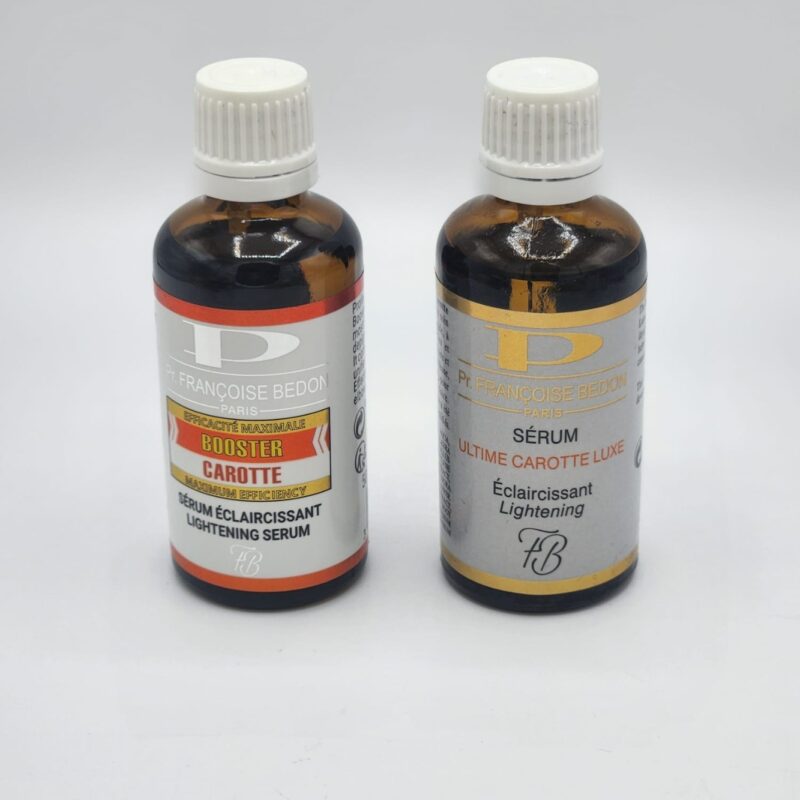DUO Pr. Françoise Bedon Sérum BOOSTER  CAROTTE  ET ULTIM CAROTTE Maximum Efficiency. Sérum. 50ML X 2