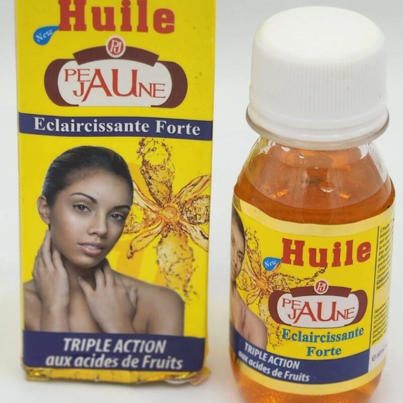 Huile Peau Jaune éclaircissante forte