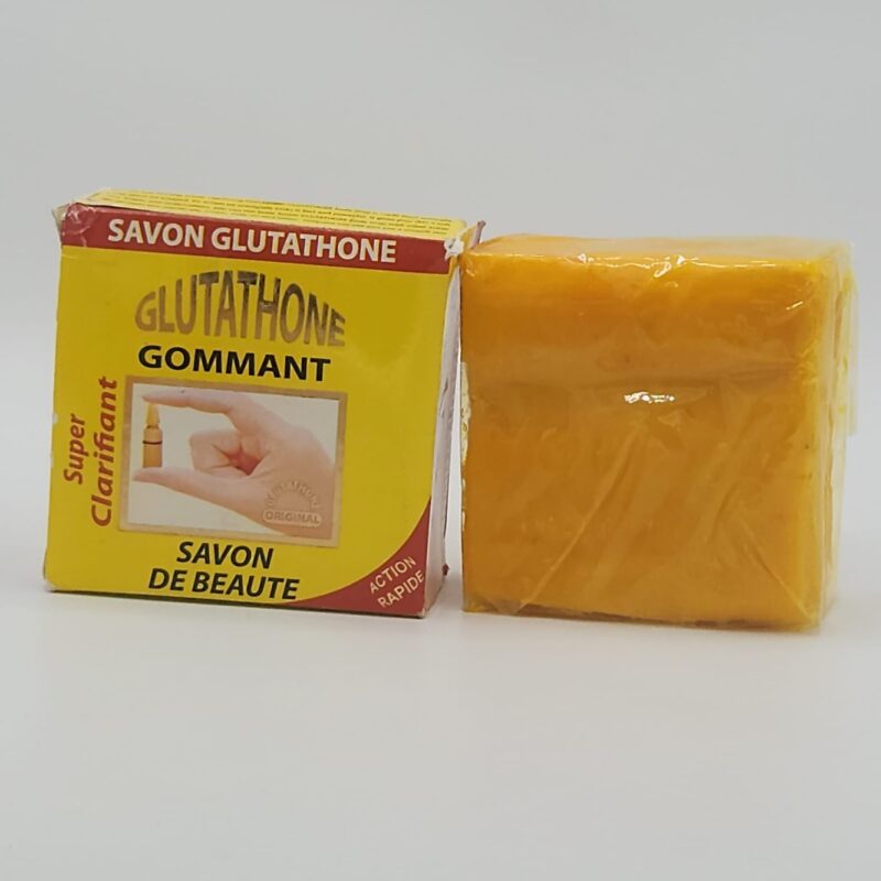 Savon Gommant au Glutathion - Nettoyant Exfoliant pour le Corps et le Visage