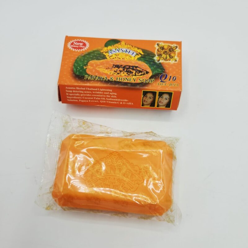 ASANTEE Savon Papaye & Miel 125g