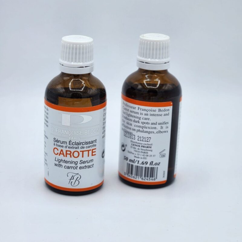 Pr FRANCOISE BEDON  SERUM  CAROTTE