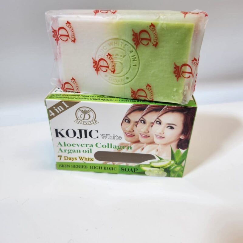SAVON KOJIC WHITE GLUTA COLLAGENE ALOE VERA ARGAN OIL ULTRA BLANCHISSANT 160g