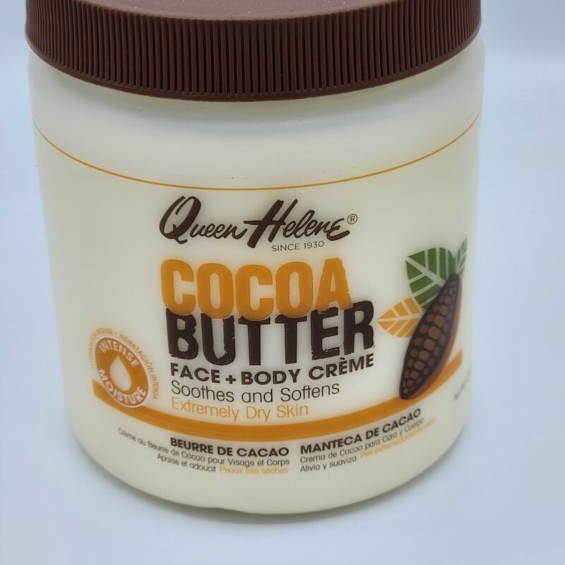 Queen Helene Cacao Butter Crème pour Visage + Corps Extrême Sec Peau 426ml/425g
