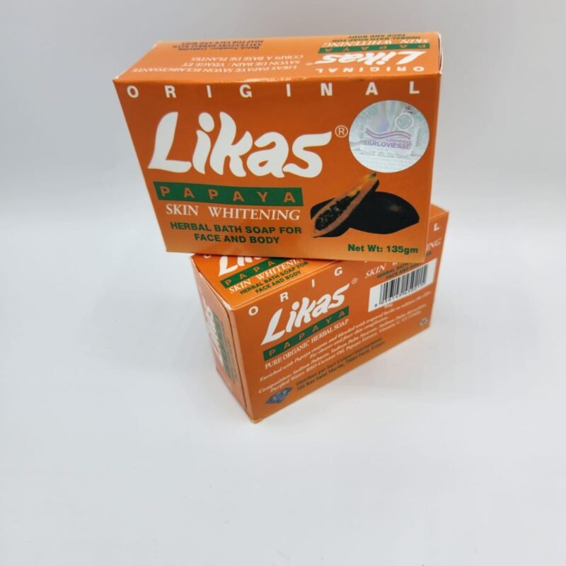 SAVON LIKAS PAPAYA contre les boutons, tâches et les cicatrices d’acné.