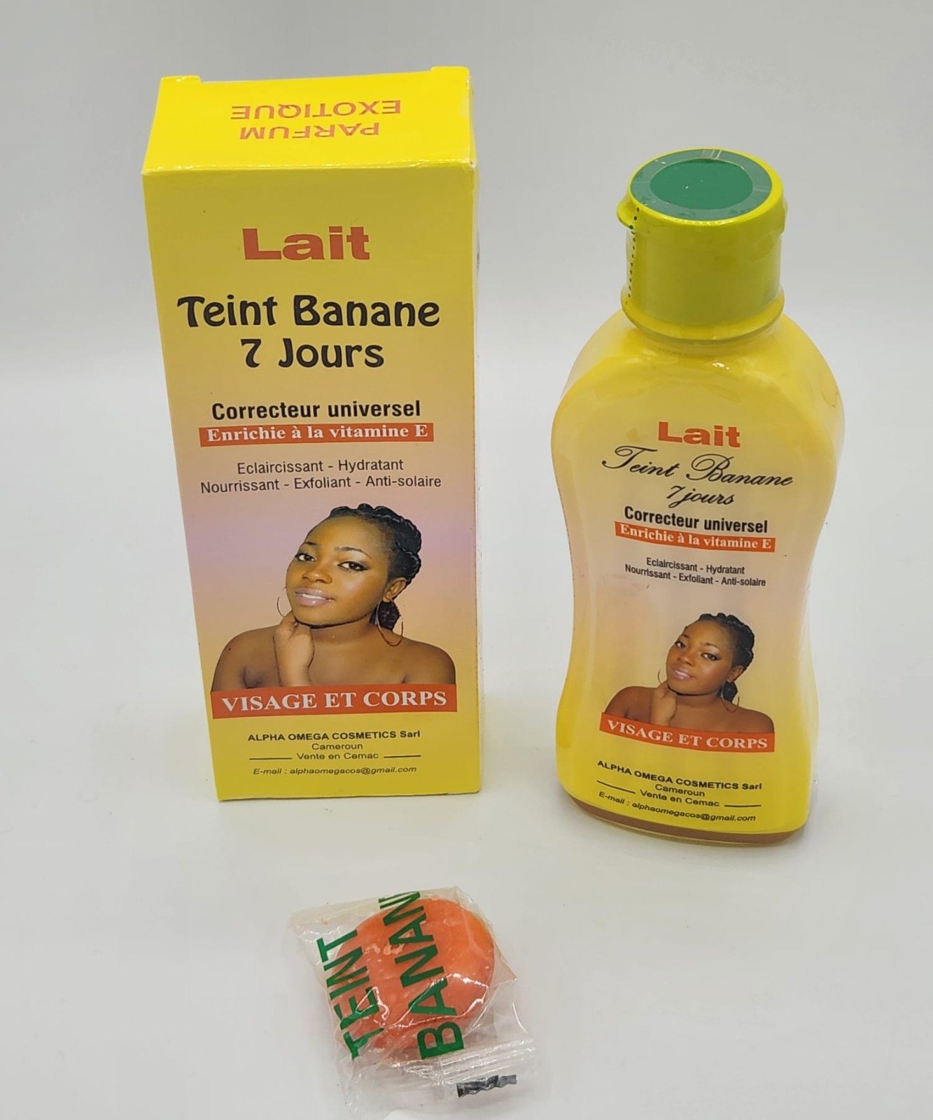 LAIT TEINT BANANE 7 JOURS CORRECTEUR UNIVERSEL ENRICHI À LA VITAMINE E 250ML