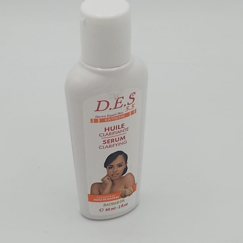 D.E.S 5.5 EXTREME HUILE CLARIFIANTE SÉRUM À L'HUILE DE BAOBAB 60ML