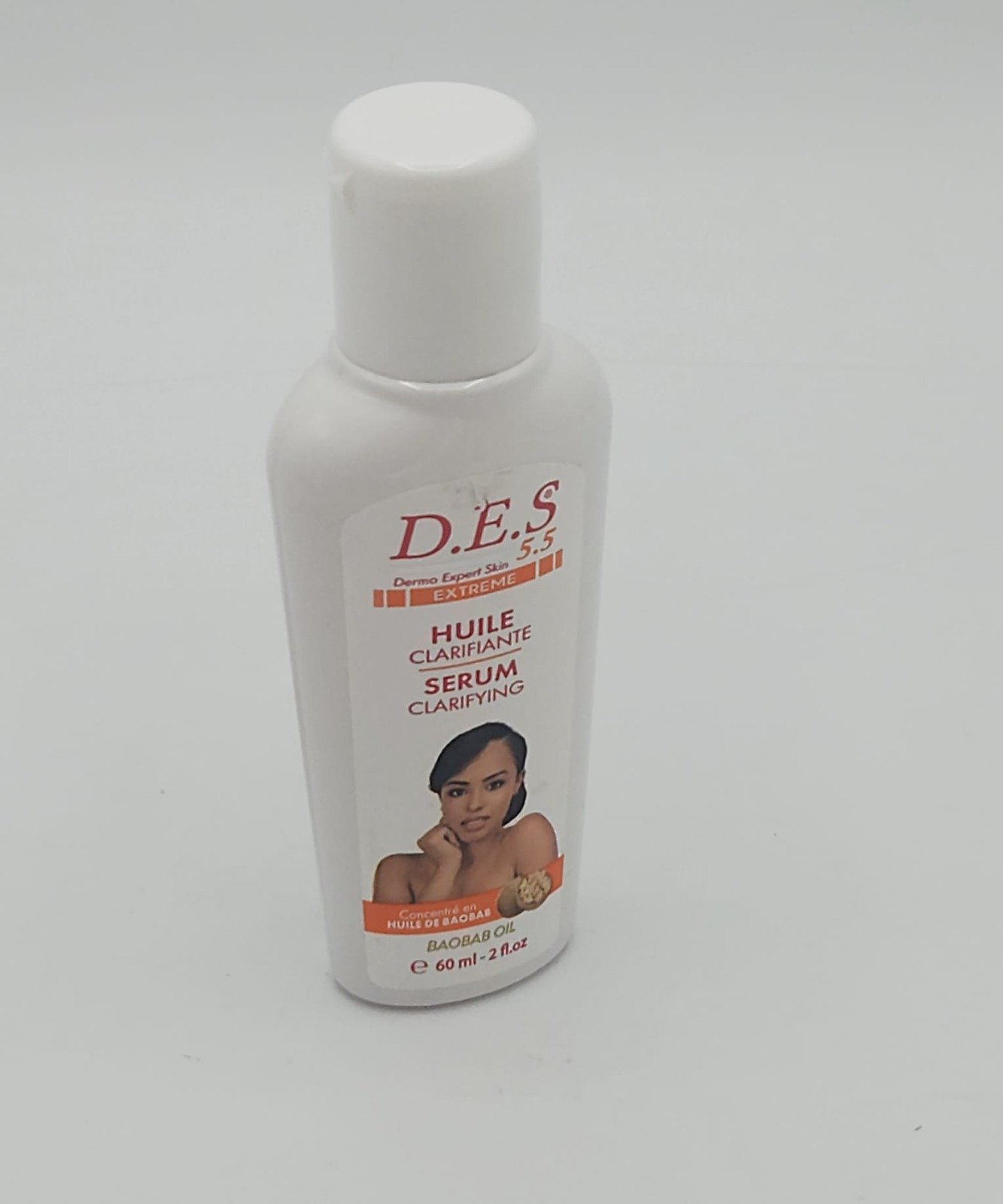 D.E.S 5.5 EXTREME HUILE CLARIFIANTE SÉRUM À L'HUILE DE BAOBAB 60ML