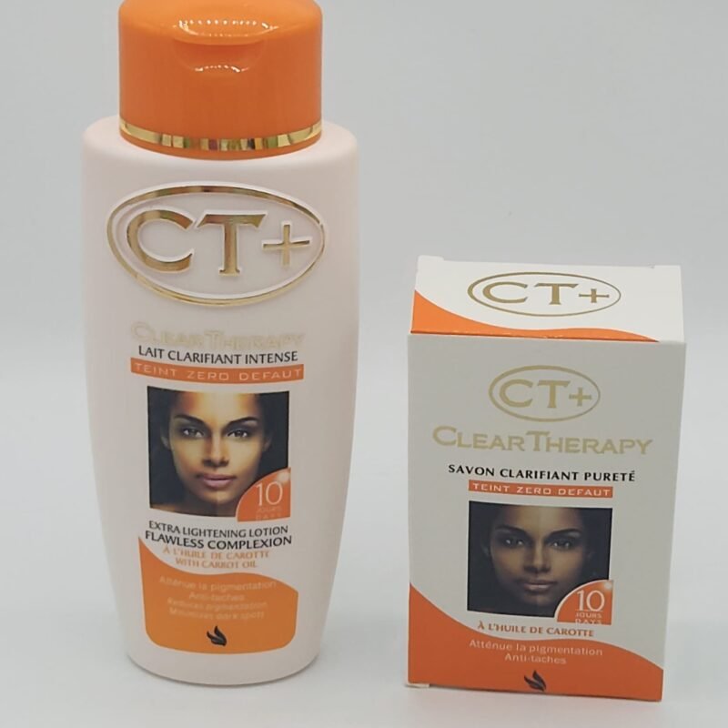 DUO CT+ CLEAR THERAPY LAIT CLARIFIANT INTENSE 250ML + SAVON CLARIFIANT PURETÉ